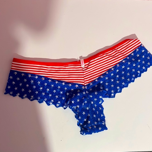 PINK Victoria's Secret Other - Victorias Secret Pink Thong Fourth of July Theme Large L